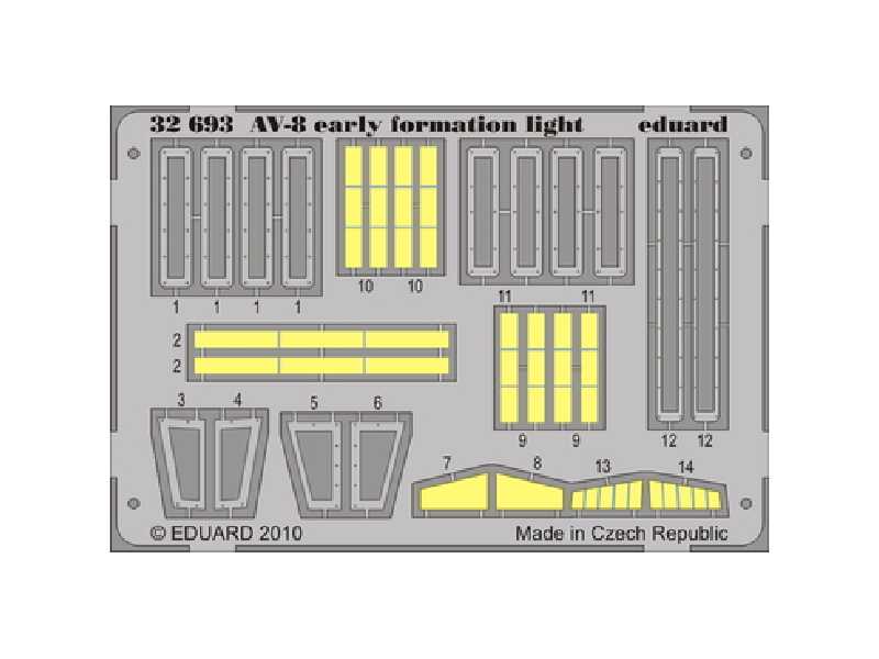  AV-8 early formation light 1/32 - Trumpeter - blaszki - zdjęcie 1