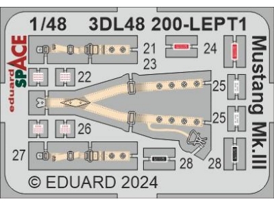 Mustang Mk. III SPACE 1/48 - EDUARD - zdjęcie 2
