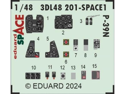 P-39N SPACE 1/48 - ARMA HOBBY - zdjęcie 1