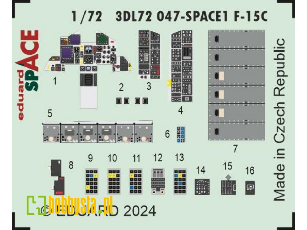 F-15C SPACE 1/72 - FINE MOLDS - zdjęcie 1