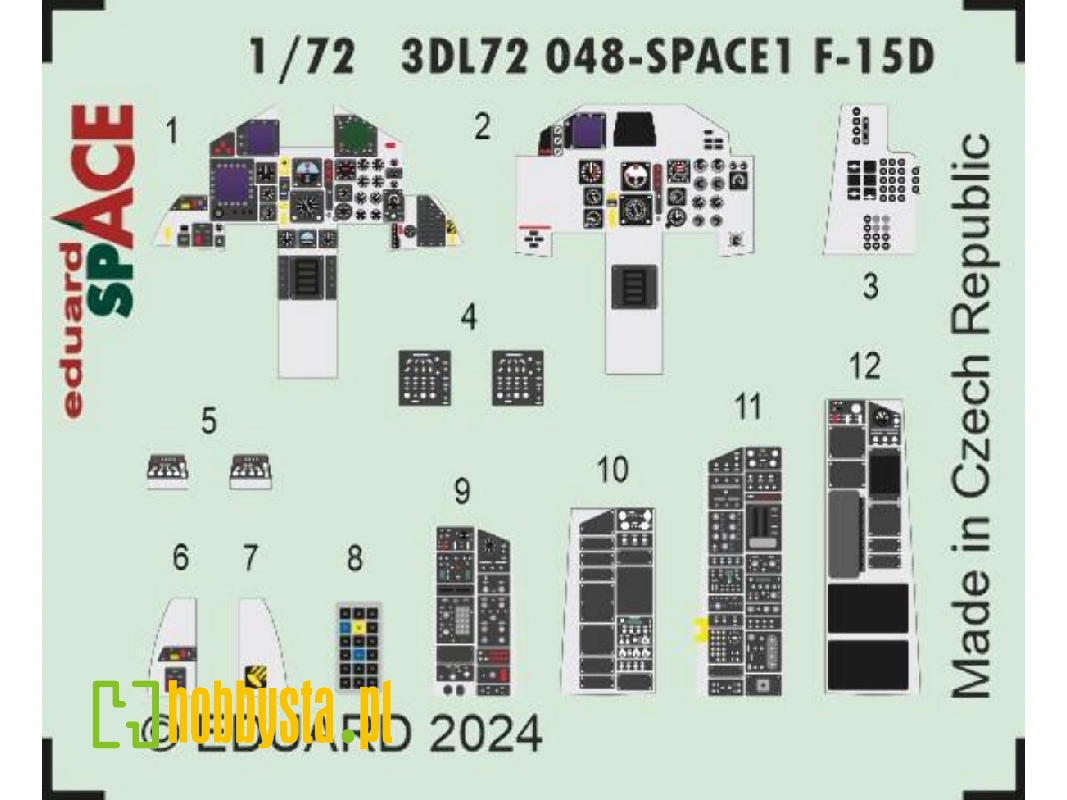 F-15D SPACE 1/72 - FINE MOLDS - zdjęcie 1