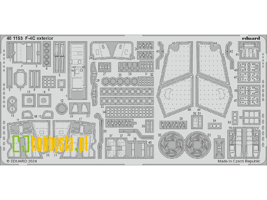 F-4C exterior 1/48 - HOBBY 2000 - zdjęcie 1 F-4C exterior 1/48 - HOBBY 2000 - zdjęcie 1