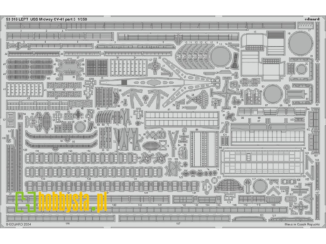 USS Midway CV-41 part 3 1/350 - TRUMPETER - zdjęcie 1 USS Midway CV-41 part 3 1/350 - TRUMPETER - zdjęcie 1