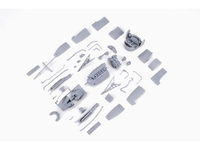P-38F/ G left engine PRINT 1/48 - TAMIYA - zdjęcie 7