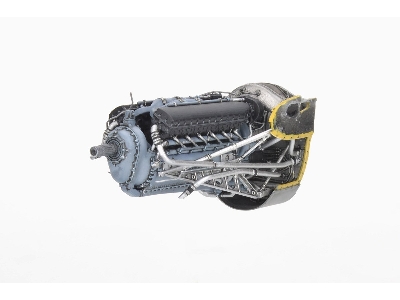 P-38F/ G left engine PRINT 1/48 - TAMIYA - zdjęcie 17