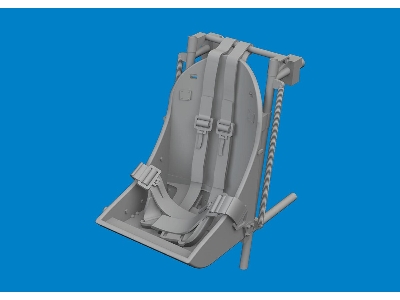 F4U-1A seat w/  integral belts PRINT 1/48 - MAGIC FACTORY - zdjęcie 1