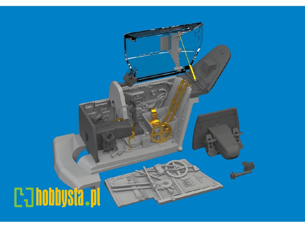 Bf 109G-10 cockpit PRINT 1/72 - EDUARD - zdjęcie 1 Bf 109G-10 cockpit PRINT 1/72 - EDUARD - zdjęcie 1