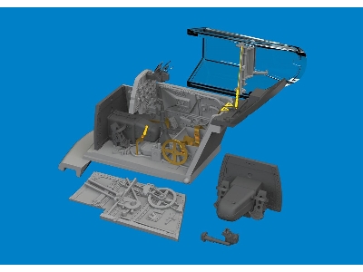 Bf 109G-10 cockpit PRINT 1/72 - EDUARD - zdjęcie 2