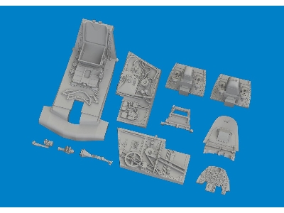 Bf 109G-10 cockpit PRINT 1/72 - EDUARD - zdjęcie 3