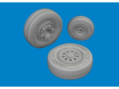 F-35B wheels 1/72 - TAMIYA - zdjęcie 2