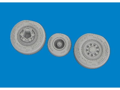 F-35B wheels 1/72 - TAMIYA - zdjęcie 3