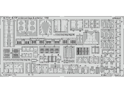 B-17F PART II 1/48 - EDUARD - zdjęcie 2
