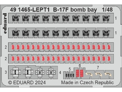 B-17F PART II 1/48 - EDUARD - zdjęcie 9
