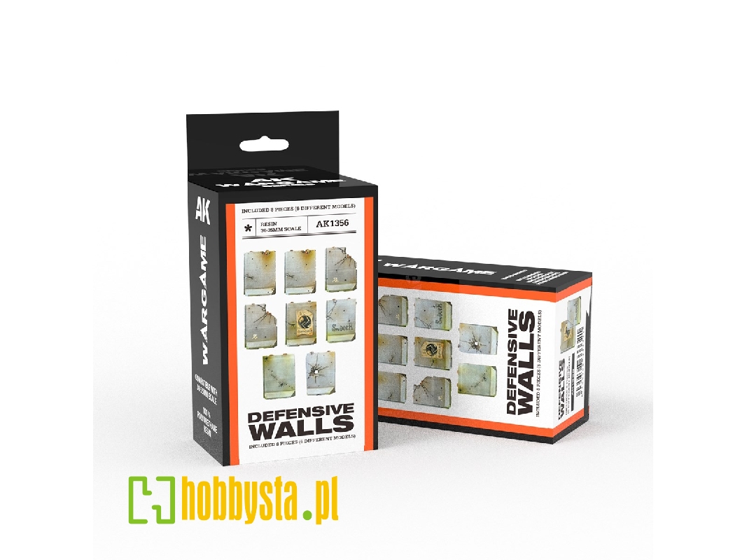 Defensive Walls Set Wargame - zdjęcie 1 Defensive Walls Set Wargame - zdjęcie 1