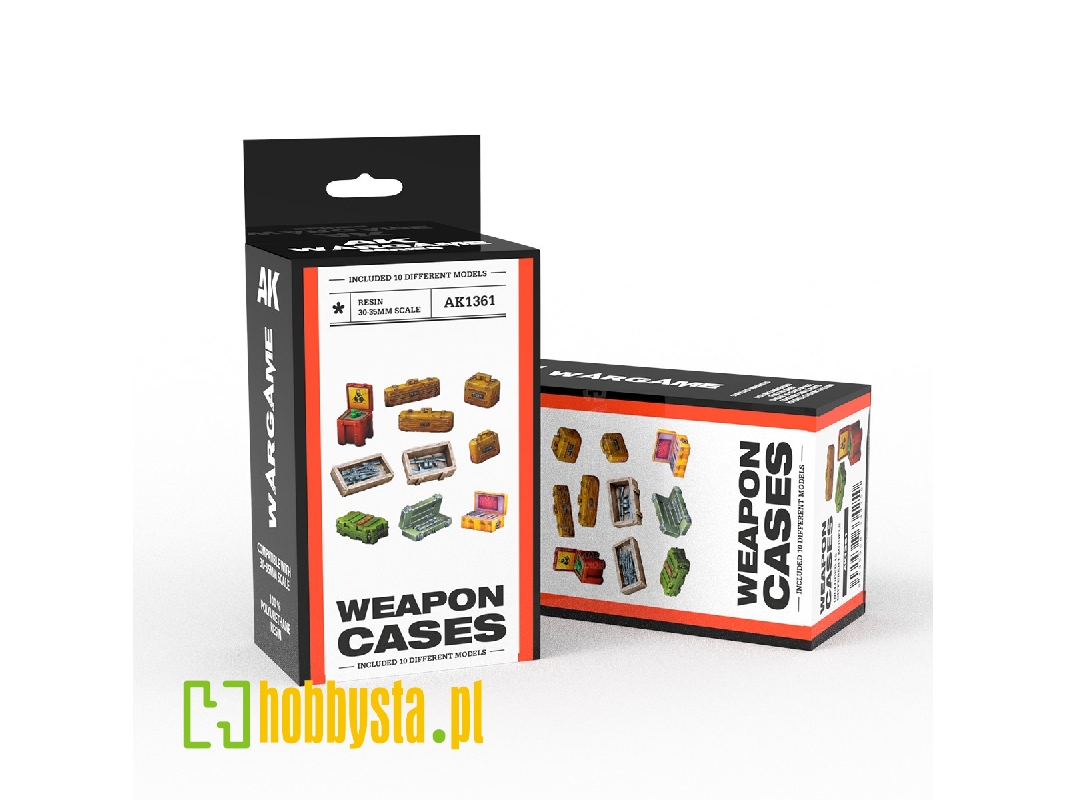 Weapon Cases Scenography Wargame Set - zdjęcie 1 Weapon Cases Scenography Wargame Set - zdjęcie 1