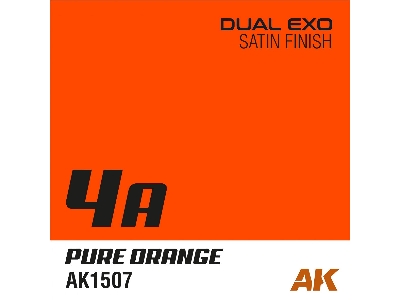 Ak1507 Pure Orange Satin (Dual Exo 4a) - zdjęcie 1