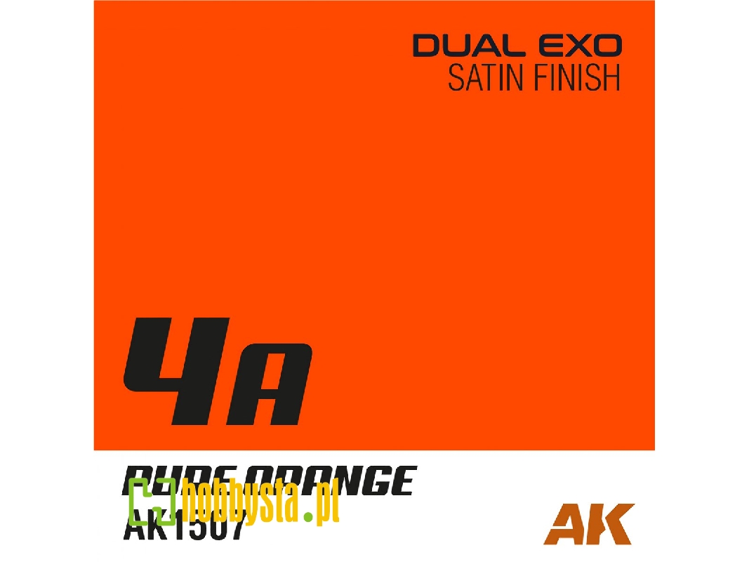Ak1507 Pure Orange Satin (Dual Exo 4a) - zdjęcie 1 Ak1507 Pure Orange Satin (Dual Exo 4a) - zdjęcie 1