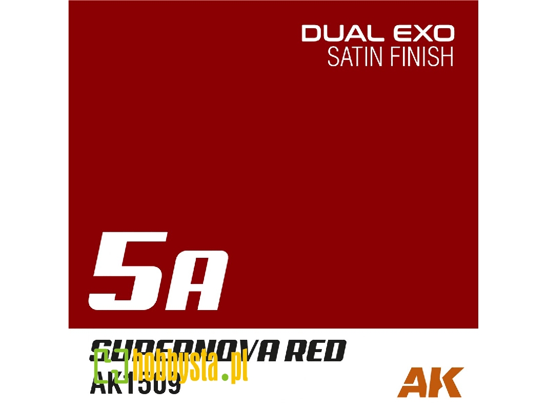 Ak1509 Supernova Red Satin (Dual Exo 5a) - zdjęcie 1 Ak1509 Supernova Red Satin (Dual Exo 5a) - zdjęcie 1