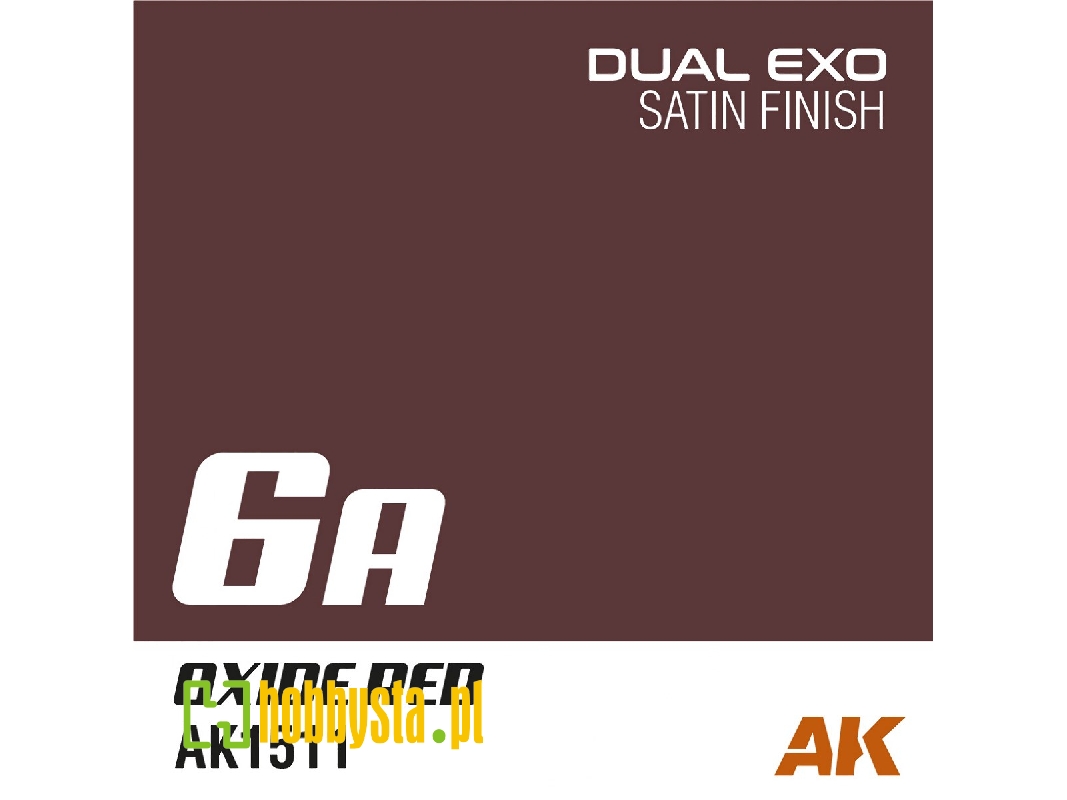 Ak1511 Oxide Red Satin (Dual Exo 6a) - zdjęcie 1 Ak1511 Oxide Red Satin (Dual Exo 6a) - zdjęcie 1
