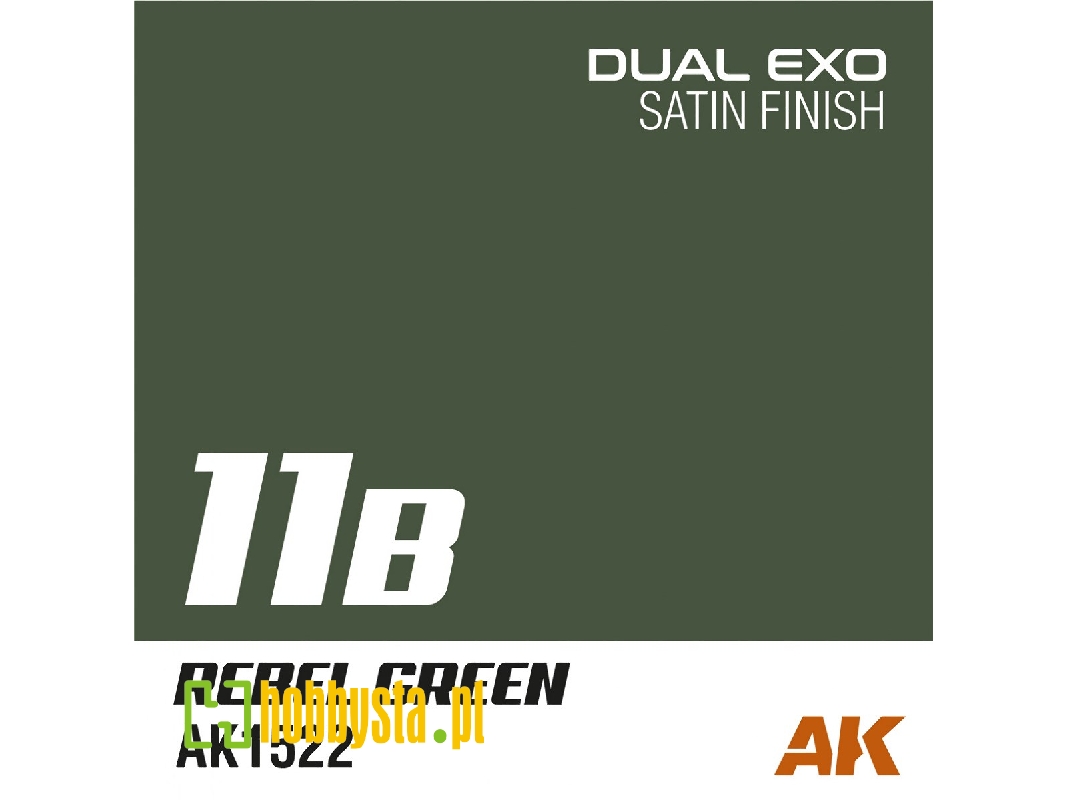 Ak1522 Rebel Green Satin (Dual Exo 11b) - zdjęcie 1 Ak1522 Rebel Green Satin (Dual Exo 11b) - zdjęcie 1