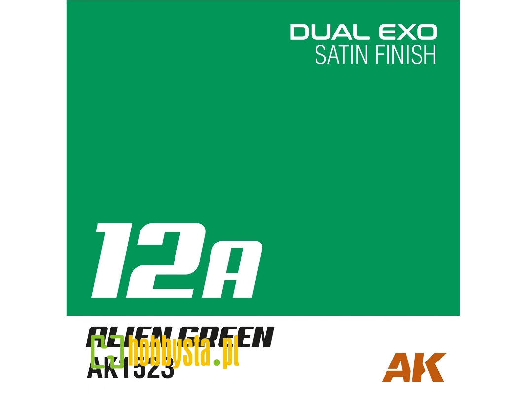 Ak1523 Alien Green Satin (Dual Exo 12a) - zdjęcie 1 Ak1523 Alien Green Satin (Dual Exo 12a) - zdjęcie 1