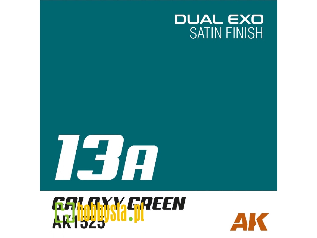 Ak1525 Galaxy Green Satin (Dual Exo 13a) - zdjęcie 1 Ak1525 Galaxy Green Satin (Dual Exo 13a) - zdjęcie 1
