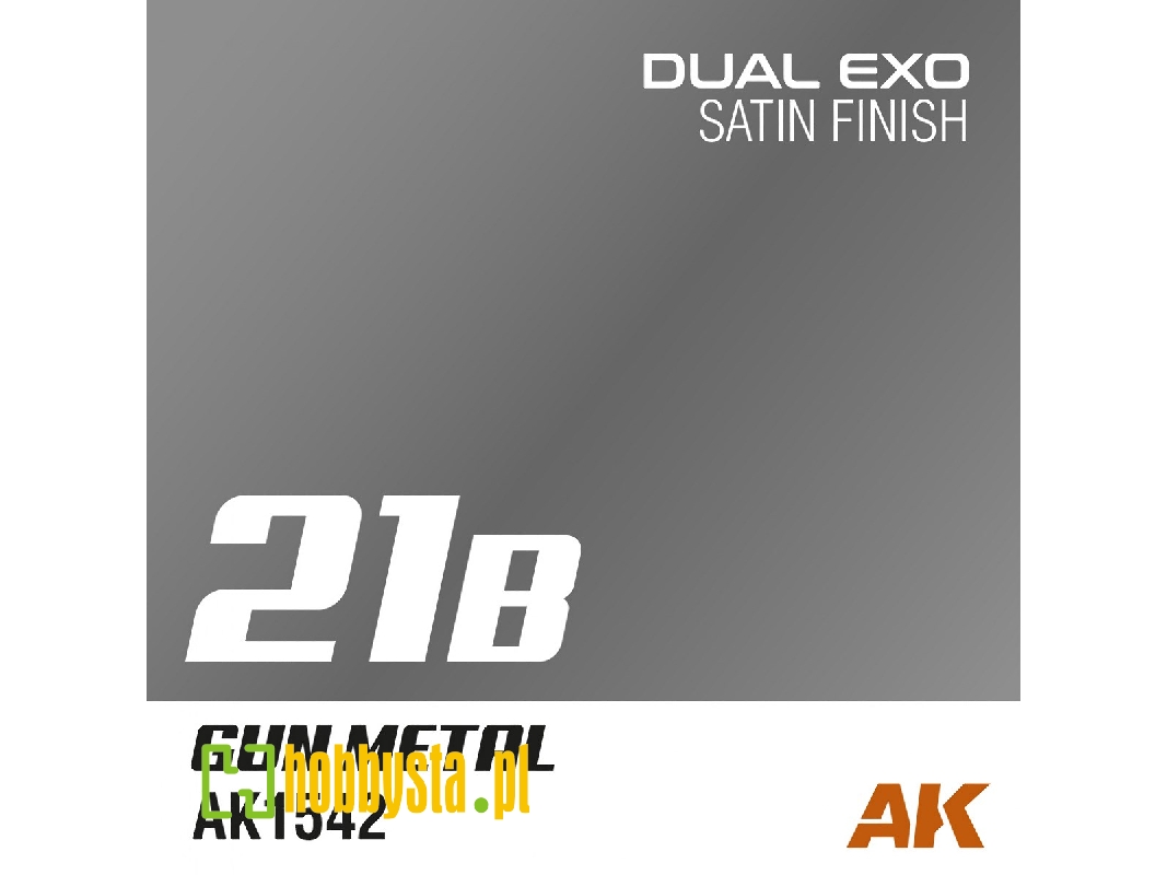 Ak1542 Gun Metal Satin (Dual Exo 21b) - zdjęcie 1 Ak1542 Gun Metal Satin (Dual Exo 21b) - zdjęcie 1