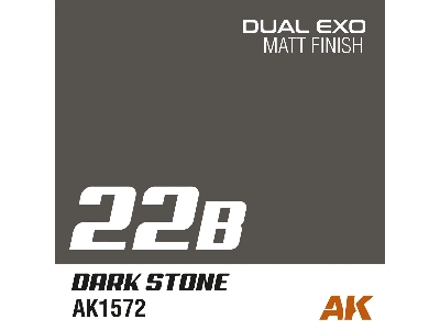 Ak1572 Dark Stone Matt (Dual Exo 22b) - zdjęcie 2