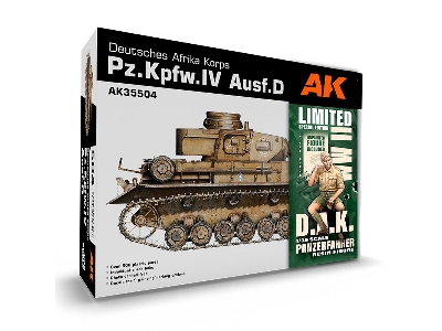Pz.Kpfw.Iv Ausf.D Afrika Korps And Dak Panzerfahrer - zdjęcie 1