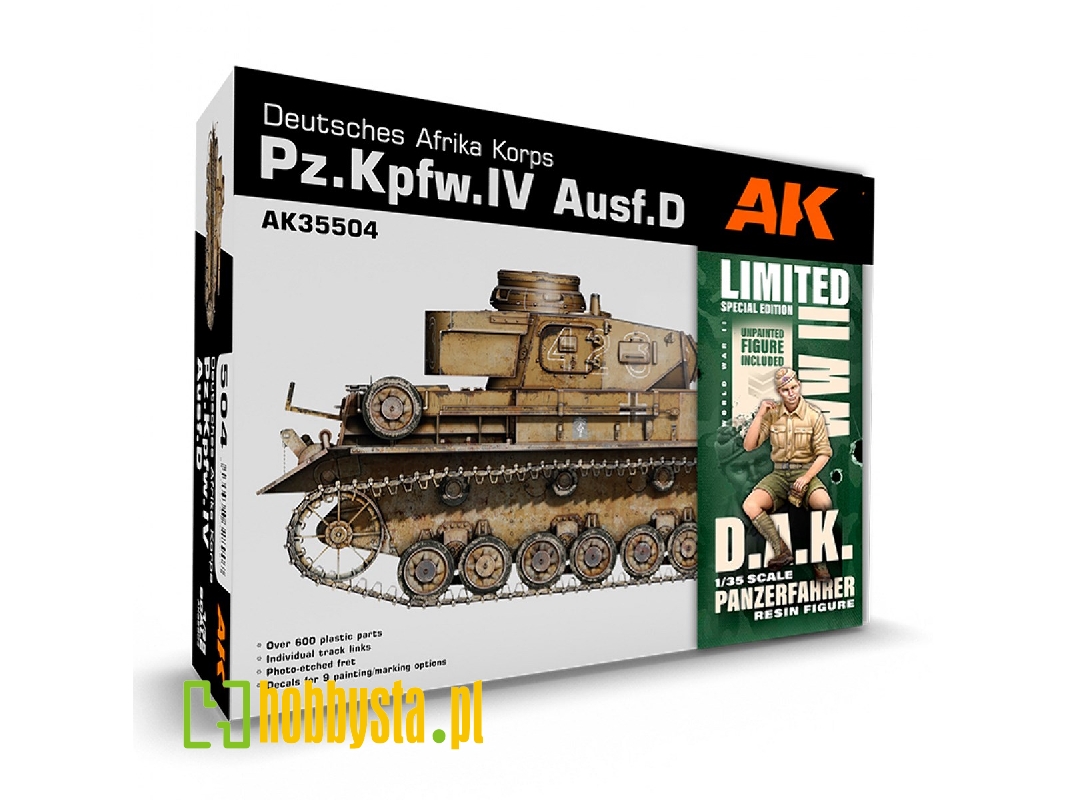 Pz.Kpfw.Iv Ausf.D Afrika Korps And Dak Panzerfahrer - zdjęcie 1 Pz.Kpfw.Iv Ausf.D Afrika Korps And Dak Panzerfahrer - zdjęcie 1
