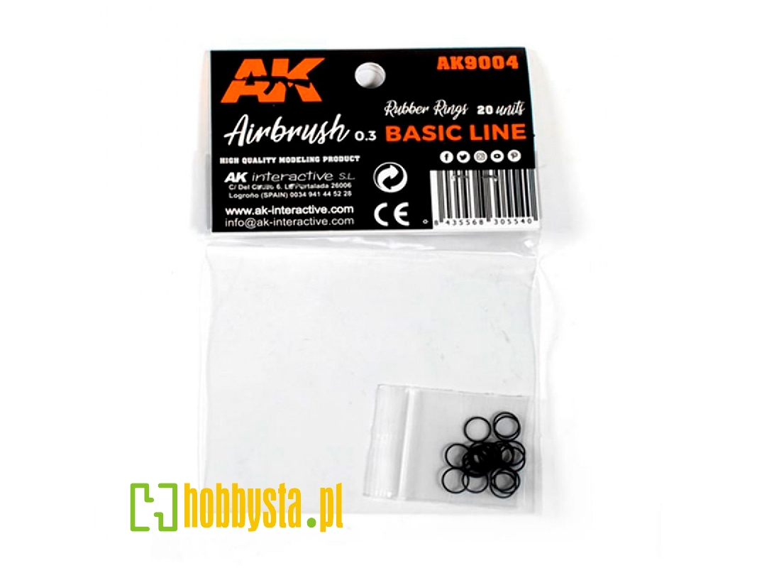 Rubber Rings - 20 Units (Airbrush Basic Line 0.3) - zdjęcie 1 Rubber Rings - 20 Units (Airbrush Basic Line 0.3) - zdjęcie 1