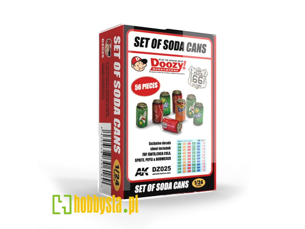 Set Of Soda Cans (56 Pcs) - zdjęcie 1 Set Of Soda Cans (56 Pcs) - zdjęcie 1