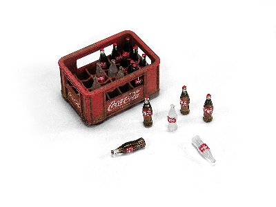 1940-1980's Plastic Box Coca-cola Bottles - zdjęcie 2