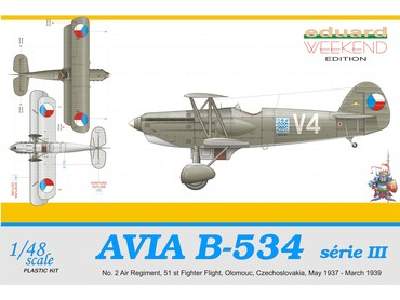  Avia B-534 III serie 1/48 - samolot - zdjęcie 1