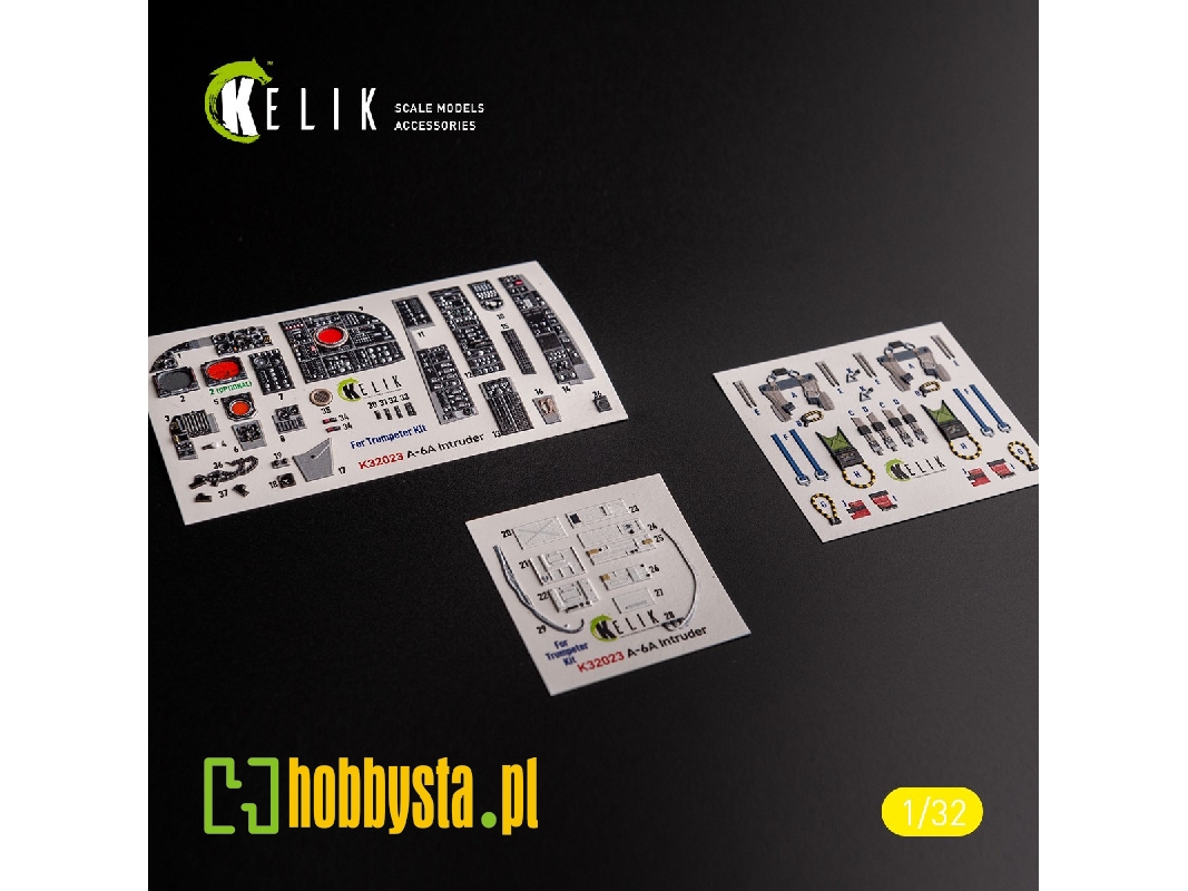A-6a Intruder - Interior 3d Decals For Trumpeter Kit - zdjęcie 1 A-6a Intruder - Interior 3d Decals For Trumpeter Kit - zdjęcie 1