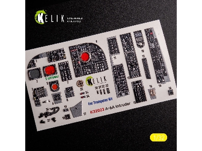 A-6a Intruder - Interior 3d Decals For Trumpeter Kit - zdjęcie 2