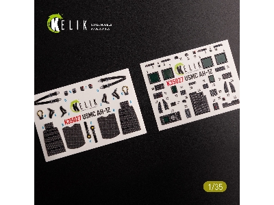 Ah-1z Interior 3d Decals For Academy Kit - zdjęcie 1