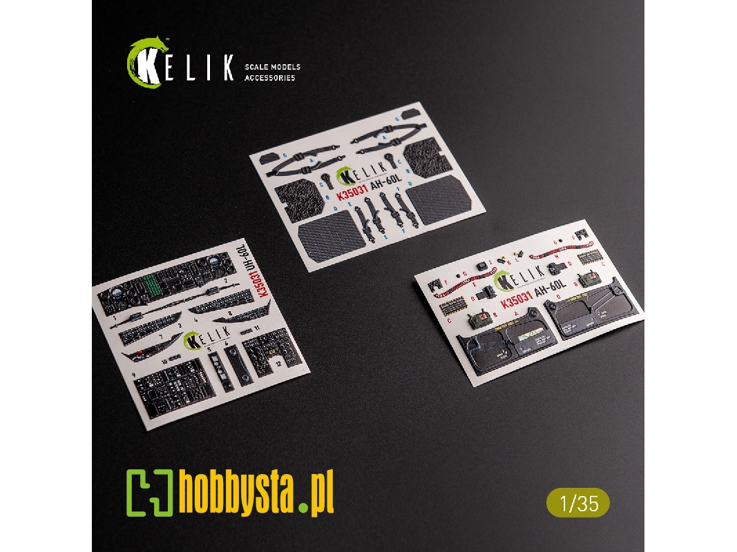 Uh-60l Interior 3d Decals For Academy Kit - zdjęcie 1 Uh-60l Interior 3d Decals For Academy Kit - zdjęcie 1