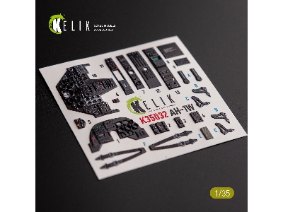 Ah-1w Interior 3d Decals For Academy Kit - zdjęcie 1