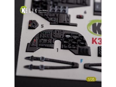 Ah-1w Interior 3d Decals For Academy Kit - zdjęcie 2