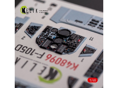 F-105d Thunderchief - Interior 3d Decals For Hobbyboss Kit - zdjęcie 5
