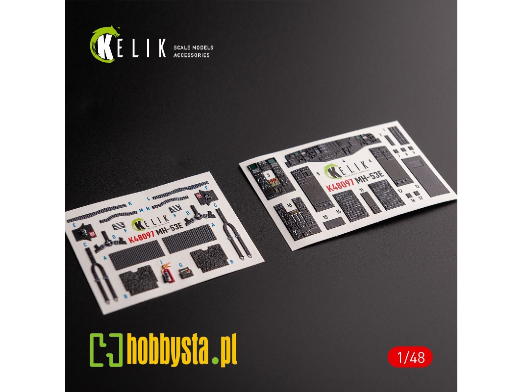 Mh-53 Sea Dragon - Interior 3d Decals For Academy Kit - zdjęcie 1 Mh-53 Sea Dragon - Interior 3d Decals For Academy Kit - zdjęcie 1