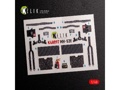 Mh-53 Sea Dragon - Interior 3d Decals For Academy Kit - zdjęcie 3