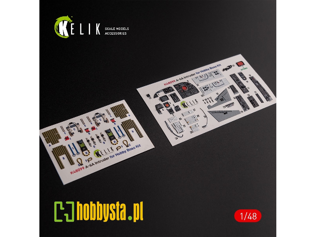A-6a Intruder - Interior 3d Decals For Hobbyboss Kit - zdjęcie 1 A-6a Intruder - Interior 3d Decals For Hobbyboss Kit - zdjęcie 1
