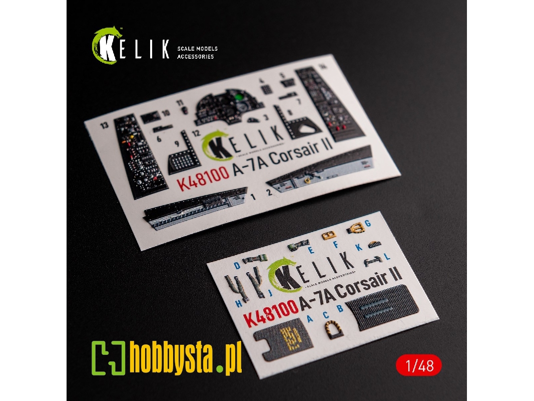 A-7a Corsair Ii - Interior 3d Decals For Hobbyboss Kit - zdjęcie 1 A-7a Corsair Ii - Interior 3d Decals For Hobbyboss Kit - zdjęcie 1