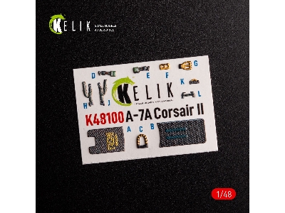 A-7a Corsair Ii - Interior 3d Decals For Hobbyboss Kit - zdjęcie 3
