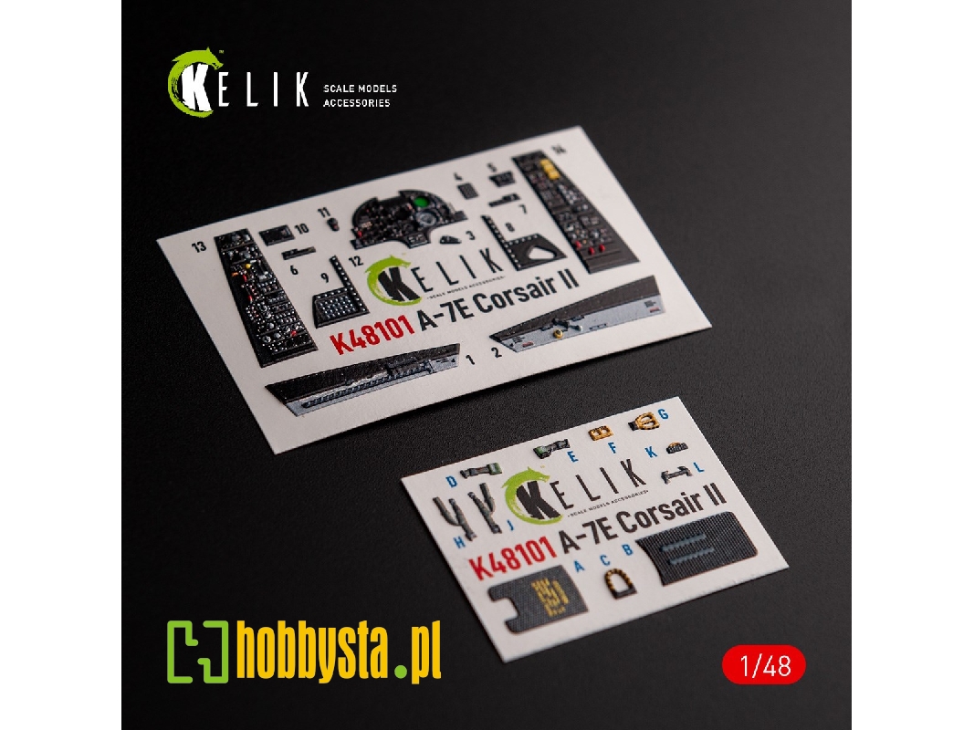 A-7e Corsair Ii - Interior 3d Decals For Hobbyboss Kit - zdjęcie 1 A-7e Corsair Ii - Interior 3d Decals For Hobbyboss Kit - zdjęcie 1
