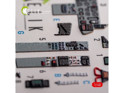 Mig-29as - Interior 3d Decals For Academy Kit - zdjęcie 5