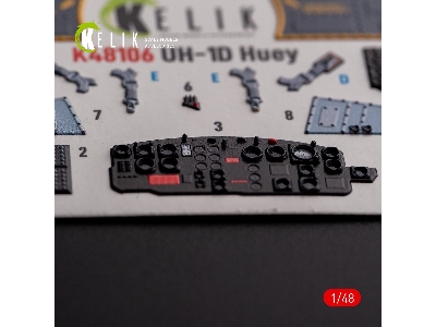 Uh-1d 'huey' - Interior 3d Decals For Zimi Model/Kittyhawk Kit - zdjęcie 2