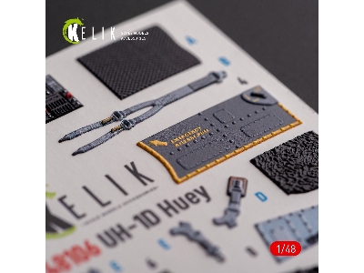 Uh-1d 'huey' - Interior 3d Decals For Zimi Model/Kittyhawk Kit - zdjęcie 3